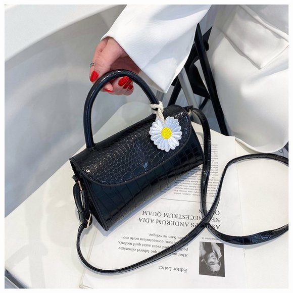 Crocodile pattern small bag new simple single shoulder bag - Picture 6 of 9